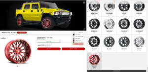 screenshot of 2008 hummer h2 base yellow